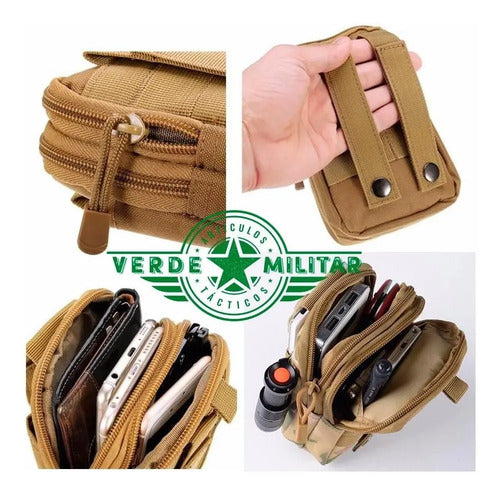 Funda Militar Táctica Para Celular Supervivencia Molle