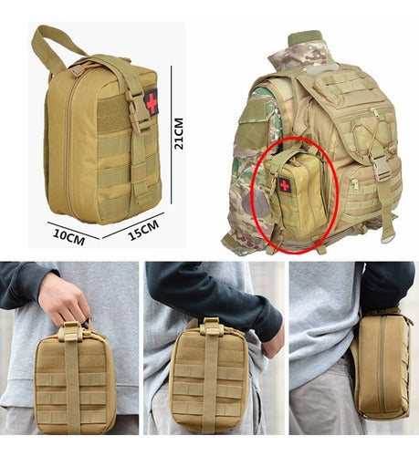 Bolsa Táctica Pouch Sistema Molle Para Chaleco O Mochilas