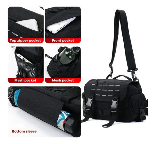 Mochila Táctica Militar Multiformas Cangurera Maletin Mariconera Cartera De Viajes Porta C