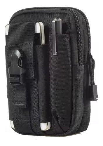 Funda Táctica Molle Úsala En Piernera Mochila Cinturón Chaleco Porta Cartera Audífonos Llaves Celular iPhone Samsung