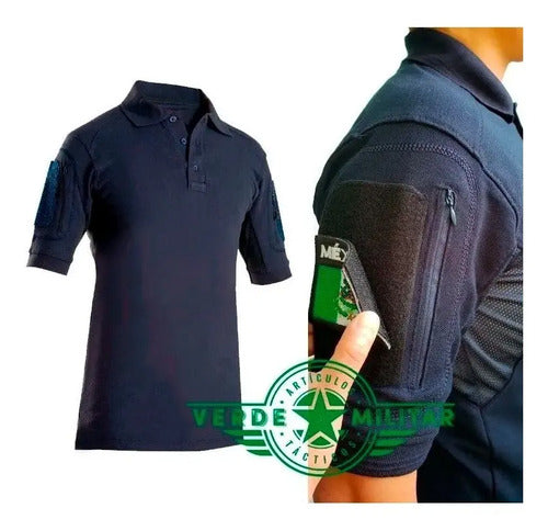 Camisa Playera Táctica Militar De Combate Deportiva Gotcha Airsoft Uniforme Policía Guardi