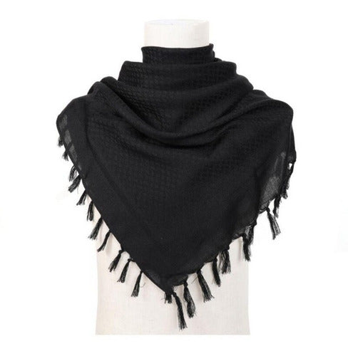 Shemagh Turbante Palestina Árabe Bufanda Militar 100% Algodón Protección Solar Velo Deportivo Moderno Gotcha Airsoft