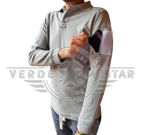 Camisa Playera Polo Táctica Sport Deportiva Uniforme De Trabajo Seguridad Privada Guardias