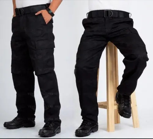 Pantalon De Bolsas Tactico Comando Seguridad Gabardina