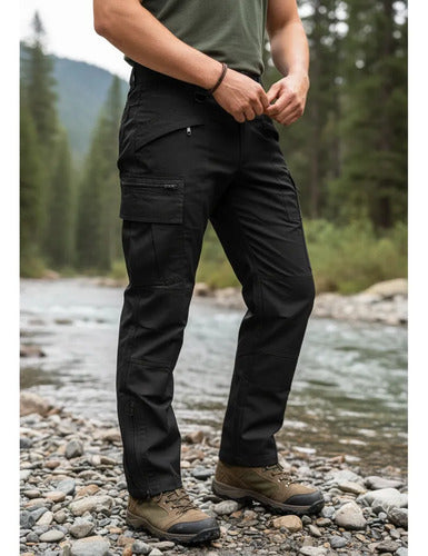 Pantalon De Bolsas Tactico Comando Ripstop