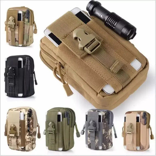 Funda Táctica Porta Celular Cartera Bolsa Accesorio Molle