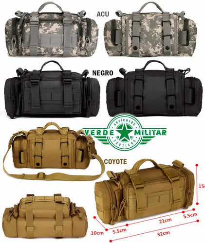 Mochila Maletin Militar Tactica Pounch Pechera Cangurera