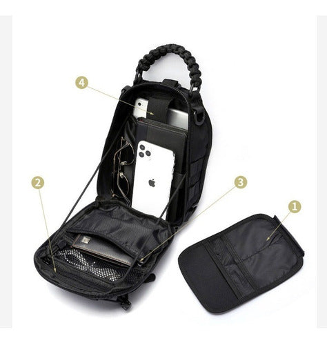 Mochila Táctica Militar Camping Viaje Escolar Deportes Gym