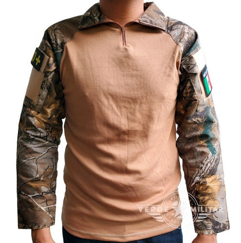 Playera Camisa Táctica Rápida Militar D Combate Cacería Camu