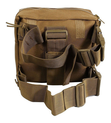 Mochila Piernera Trabajo Molle Porta Cargador Oculto Caza