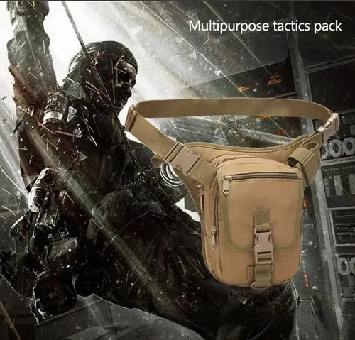 Mochila Piernera Táctica Militar Bolsa Muslera Porta Arma