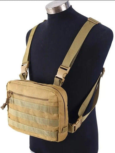Mochila Táctica Militar Pechera Cruzada De Hombro Bolsa De Viaje Deportiva Trabajo Camping