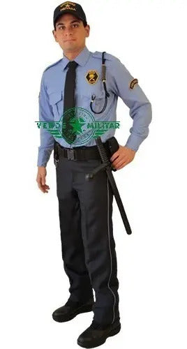 Pantalon De Vestir Con Franja Para Policía Vigilante Seguridad Privada Uniforme Guardia Op