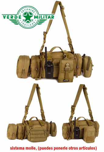 Mochila Maletin Militar Tactica Pounch Pechera Cangurera