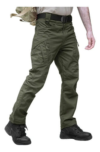 Pantalon De Bolsas De Cargo Tela Ripstop Antirrasgadura