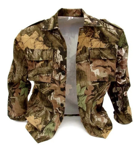 Uniforme Táctico Militar Camuflaje Hojas Secas Advantage Selva Tigre Urbano Cazador Gotcha