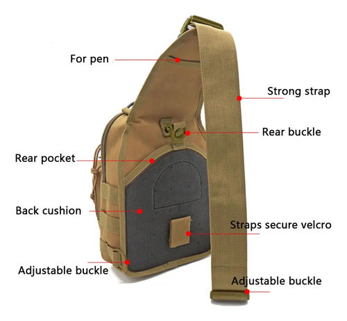 Resistente Mochila De Viaje Excursión Campamento Supervivenc