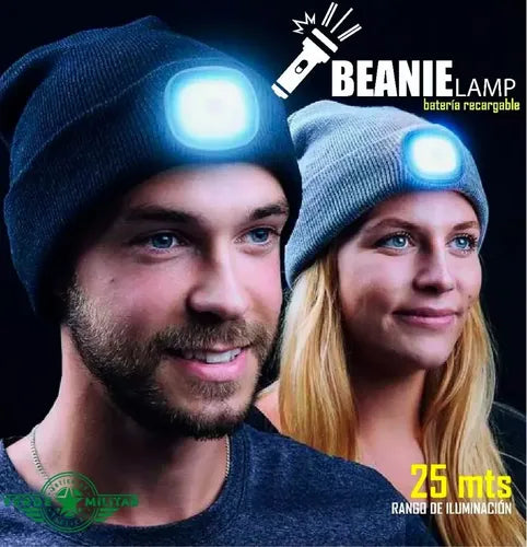 Gorro Gorra Con Luz Led Para Bicicleta Running Vigilante