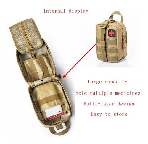 Bolsa Táctica Pouch Sistema Molle Para Chaleco O Mochilas
