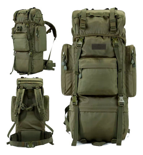 Mochila Viajero Varilla Turista Mochilazo Saco Colgar