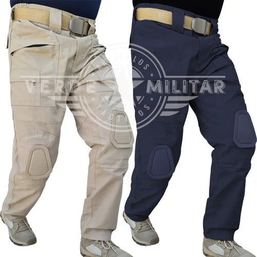Pantalón Táctico Con Rodillera Comando Gotcha Airsoft Police