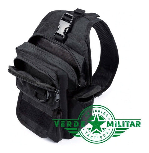 Mochila Pechera Mariconera Maletín Lonchera Bolsa Táctica Cruzada Molle Multiformas De Viaje Trabajo Porta Arma Cartera