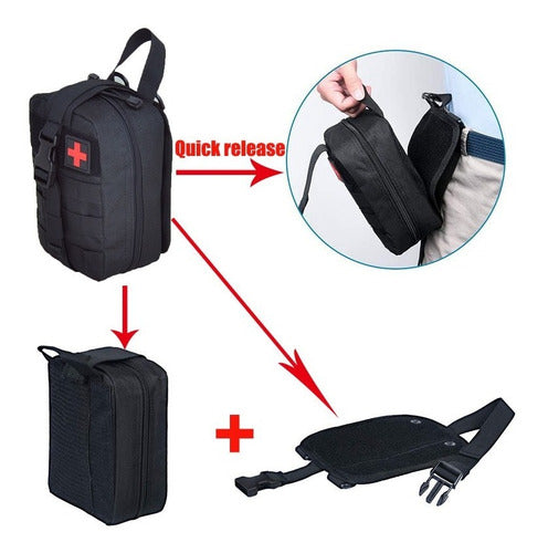 Bolsa Táctica Pouch Sistema Molle Para Chaleco O Mochilas