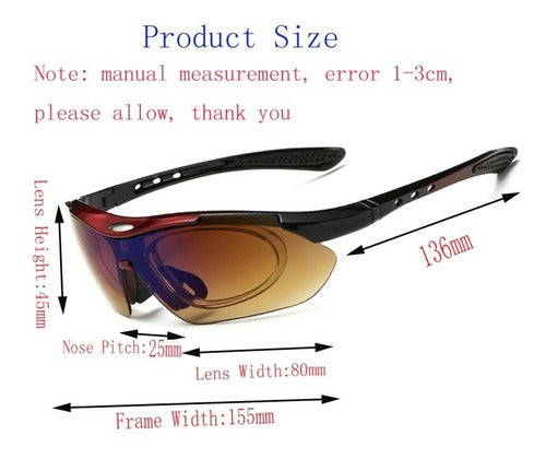 Protección Goggles Motocicleta Bicicleta Gotcha Airsof Lente