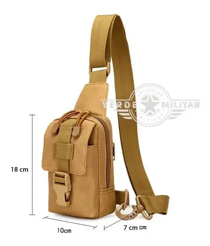 Funda Cartera Táctica Bolsa Cruzada De Seguridad Para Viaje Porta Celular Objetos Personal