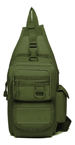 Mochila Pechera Mariconera Maletín Lonchera Bolsa Táctica Cruzada Molle Multiformas De Viaje Trabajo Porta Arma Cartera