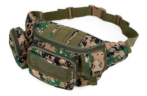 Mochila Cangurera Táctica Militar Mariconera Molle Cartera D Viaje Turista Excursión Campi