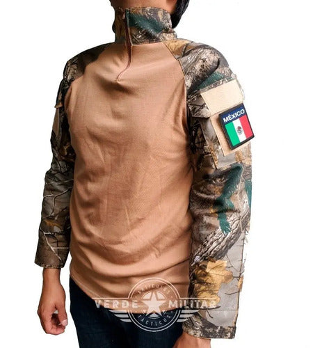 Playera Camisa Táctica Rápida Militar D Combate Cacería Camu