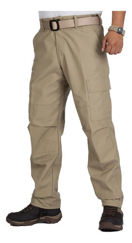 Pantalón Táctico Militar Bolsas De Cargo Comando Operativo Ripstop Antirrasgadura Uniforme