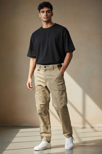 Pantalón Táctico De Cargo Tallas Extra Grande 42,44,46,48,50