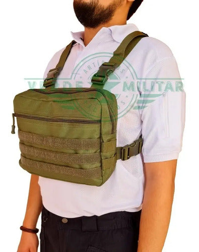 Mochila Táctica Militar Pechera Cruzada De Hombro Bolsa De Viaje Deportiva Trabajo Camping
