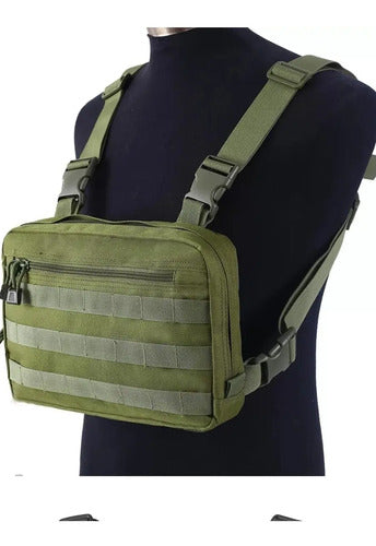 Mochila Táctica Militar Pechera Cruzada De Hombro Bolsa De Viaje Deportiva Trabajo Camping
