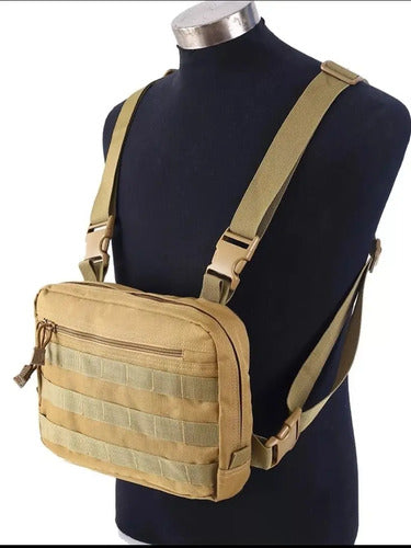 Mochila Táctica Militar Pechera Cruzada De Hombro Bolsa De Viaje Deportiva Trabajo Camping