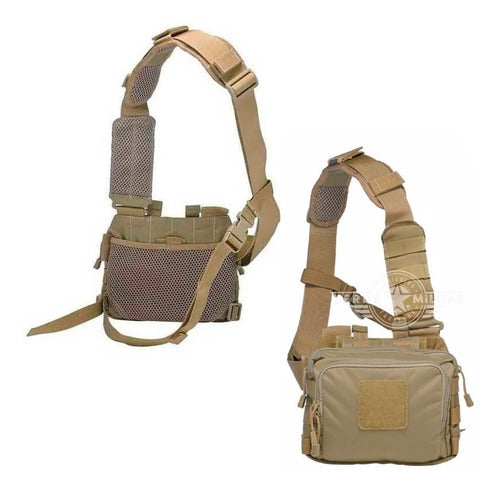 Mochila Sobaquera Mariconera Canguerera Táctica Militar