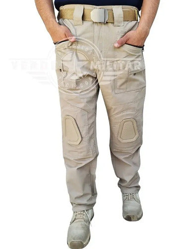 Pantalón Táctico Con Rodillera Comando Gotcha Airsoft Police