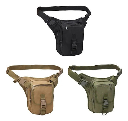 Mochila Piernera Táctica Militar Bolsa Muslera Porta Arma