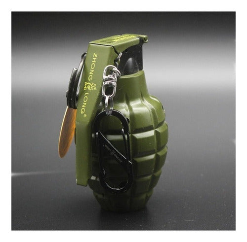 Encendedor De Metal Creativo Militar, Mechero Y Llavero