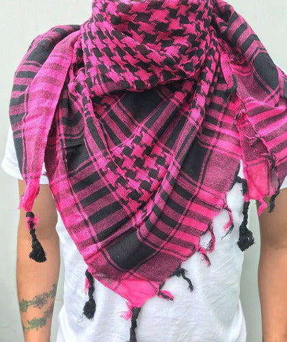 Shemagh Turbante Palestina Árabe Bufanda Militar 100% Algodón Protección Solar Velo Deportivo Moderno Gotcha Airsoft