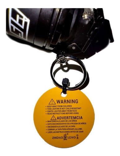 Encendedor De Metal Creativo Militar, Mechero Y Llavero