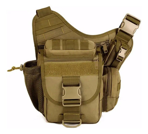 Mochila Tactica Militar Pechera Mariconera Pushpack Bolsa De Viaje Cangurera Cruzada Molle