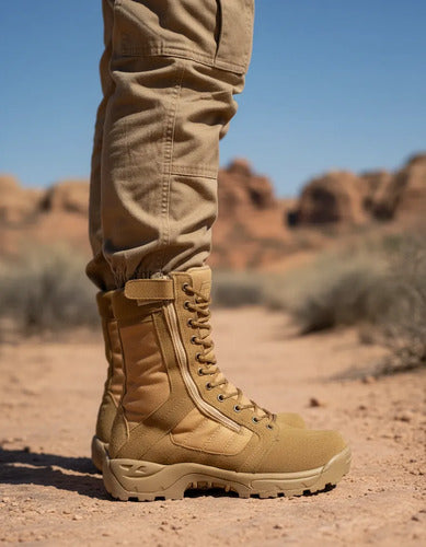 Botas Ultra Ligeras Militares Policiaca Swat Kaki Negra Gris