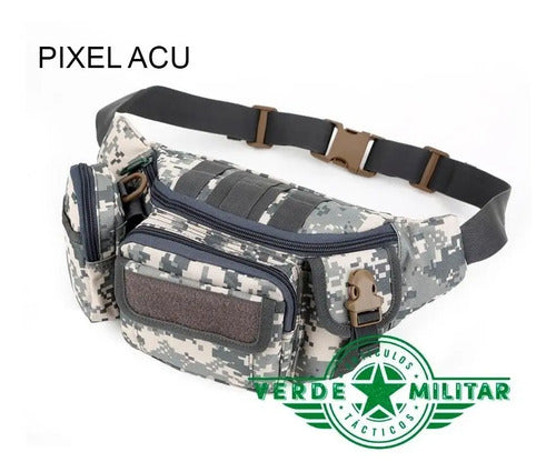 Mochila Cangurera Táctica Militar Mariconera Molle Cartera D Viaje Turista Excursión Campi