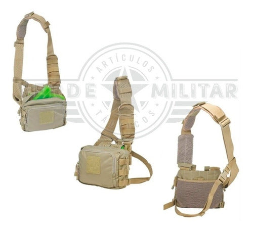 Mochila Sobaquera Mariconera Canguerera Táctica Militar