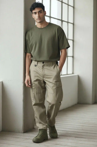 Pantalón Táctico De Cargo Tallas Extra Grande 42,44,46,48,50