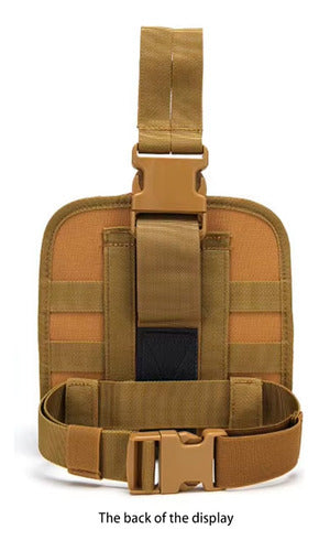 Mochila Piernera Táctica Militar Bolsa Muslera Cangurera Cartera De Viaje Paseos Al Aire Libre Actividades Moto Turismo