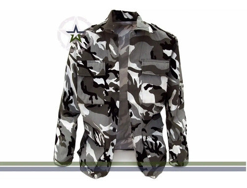 Camisa Camisola Camuflaje Uniforme Militar Gotcha Caza Pesca
